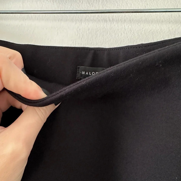 Halogen Black Slit Midi Pencil Skirt - Picture 5 of 7